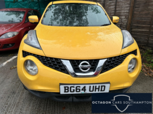 2014 Nissan Juke 1.6 Visia SUV 5dr Petrol Manual Euro 5 (94 Ps) in Yellow — image 3