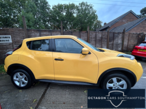 2014 Nissan Juke 1.6 Visia SUV 5dr Petrol Manual Euro 5 (94 Ps) in Yellow — image 4