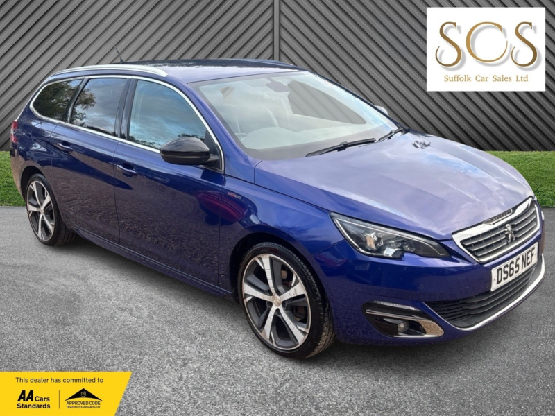 2016 Peugeot 308 Sw 1.2 Puretech Gt Line in Blue — image 1
