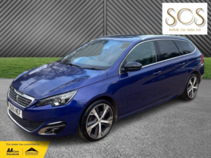 2016 Peugeot 308 Sw 1.2 Puretech Gt Line in Blue — image 3