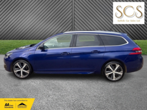 2016 Peugeot 308 Sw 1.2 Puretech Gt Line in Blue — image 4