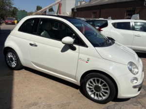 2012 Fiat 500c 1.2 Lounge Euro 5 2dr in White — image 5