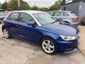 2015 Audi A1 1.6 Tdi Sport Sportback 5dr Diesel Manual Euro 6 (s/s) (116 Ps) in Blue — image 3