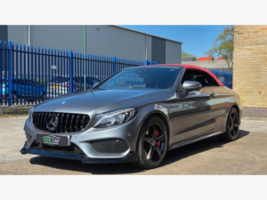 2017 Mercedes-Benz C Class 2.1 C250d Amg Line (premium Plus) Cabriolet G-Tronic+ Euro 6 (s/s) 2dr in Grey — image 3