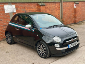 2013 Fiat 500 0.9 Twinair Bygucci Euro 5 (s/s) 3dr in Black — image 2