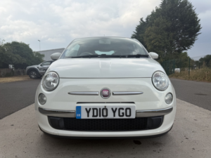 2010 Fiat 500 1.2 Lounge in White — image 2