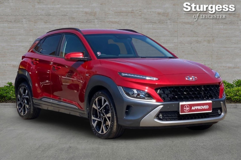 2021 Hyundai Kona 1.0 T-Gdi Mhev Premium Euro 6 (s/s) 5dr in Red — image 1