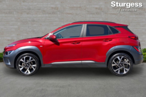 2021 Hyundai Kona 1.0 T-Gdi Mhev Premium Euro 6 (s/s) 5dr in Red — image 4