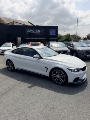 2017 BMW 4 Series 2.0 420d M Sport Coupe in White — image 4