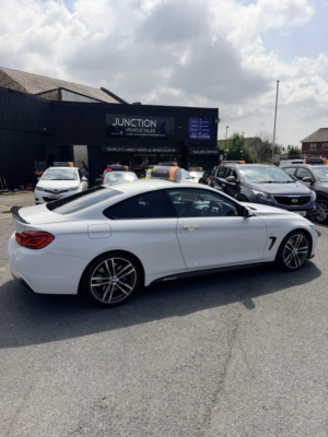 2017 BMW 4 Series 2.0 420d M Sport Coupe in White — image 5