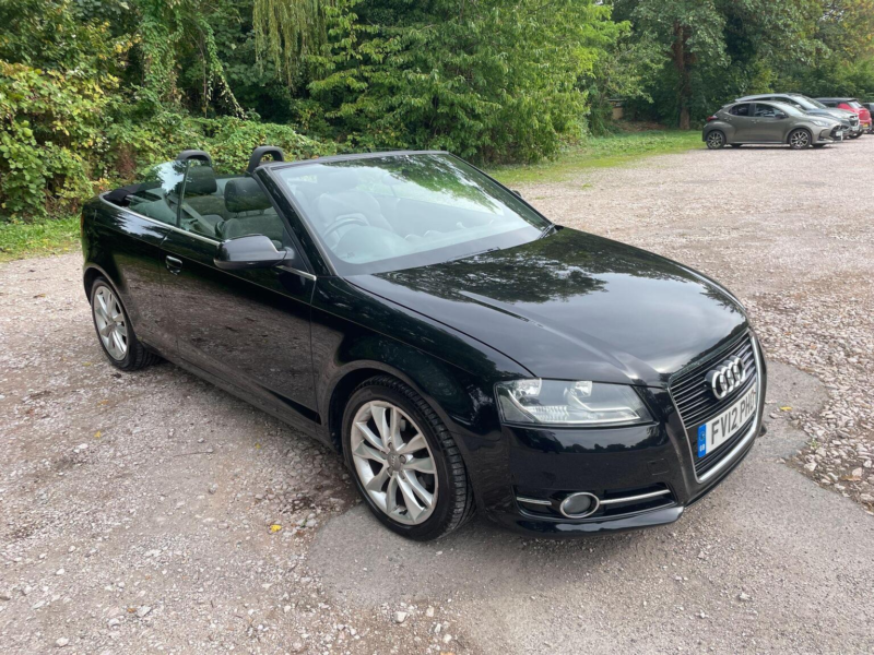 2012 Audi A3 Cabriolet 1.2 Tfsi Sport Euro 5 (s/s) 2dr in Black — image 1