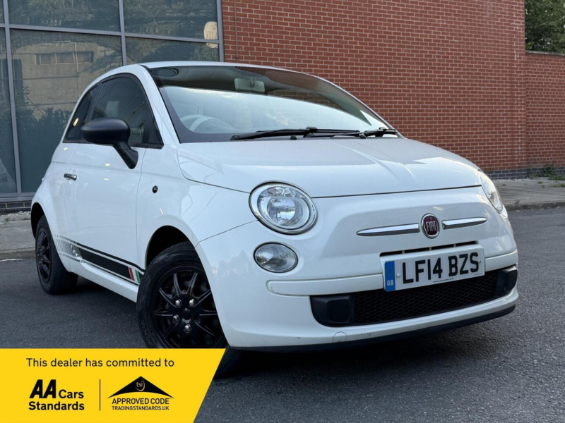 2014 Fiat 500 1.2 Pop Euro 6 (s/s) 3dr in White — image 1