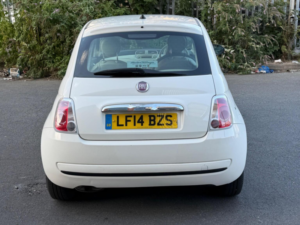 2014 Fiat 500 1.2 Pop Euro 6 (s/s) 3dr in White — image 3