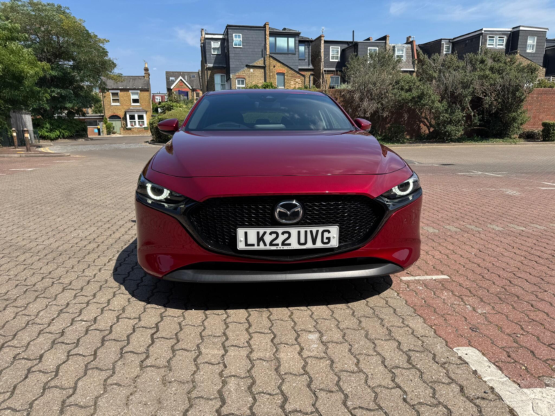2022 Mazda Mazda3 2.0 E-Skyactiv-G Mhev Sport Lux Euro 6 (s/s) 5dr in Red — image 1