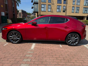2022 Mazda Mazda3 2.0 E-Skyactiv-G Mhev Sport Lux Euro 6 (s/s) 5dr in Red — image 5