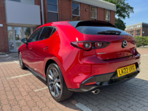 2022 Mazda Mazda3 2.0 E-Skyactiv-G Mhev Sport Lux Euro 6 (s/s) 5dr in Red — image 6