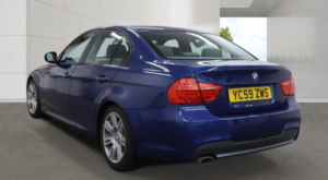 2009 BMW 3 Series 2.0 318d M Sport Steptronic Euro 5 4dr in Blue — image 3