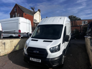 2023 Ford Transit 2.0 350 Ecoblue Leader Rwd L3 H3 Euro 6 (s/s) 5dr in White — image 3