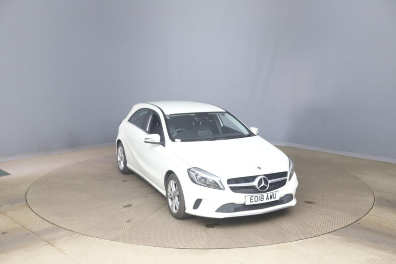 2018 Mercedes-Benz A Class 1.6 A180 Sport (premium) 7g-Dct Euro 6 (s/s) 5dr in White — image 1