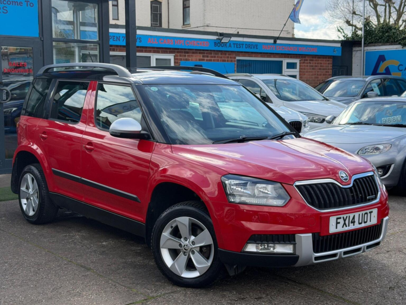 2014 Skoda Yeti 1.6 Tdi Greenline Ii Se Outdoor Euro 5 (s/s) 5dr in Red — image 1