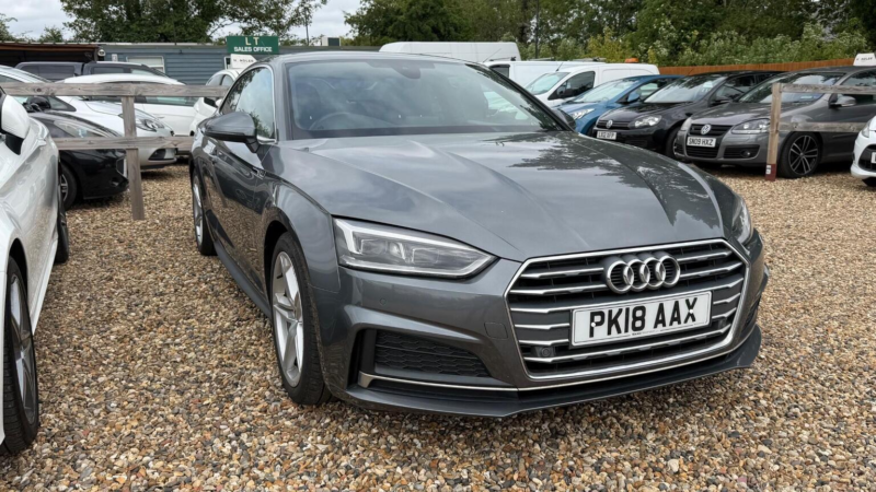 2018 Audi A5 2.0 Tdi S Line S Tronic Euro 6 (s/s) 2dr in Grey — image 1