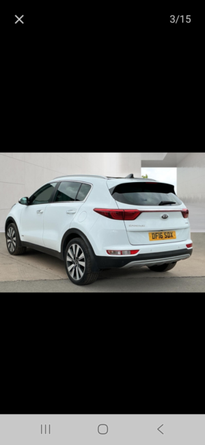 2016 Kia Sportage 2.0 Crdi Kx-4 SUV 5dr Diesel Manual AWD Euro 6 (182 Bhp) in White — image 2
