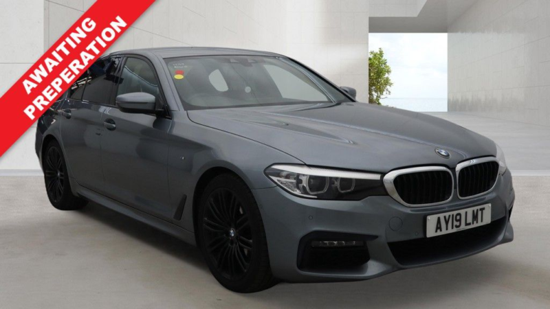 2019 BMW 5 Series 2.0 530i Gpf M Sport Saloon 4dr Petrol Auto Euro 6 (s/s) (252 Ps) in Blue — image 1