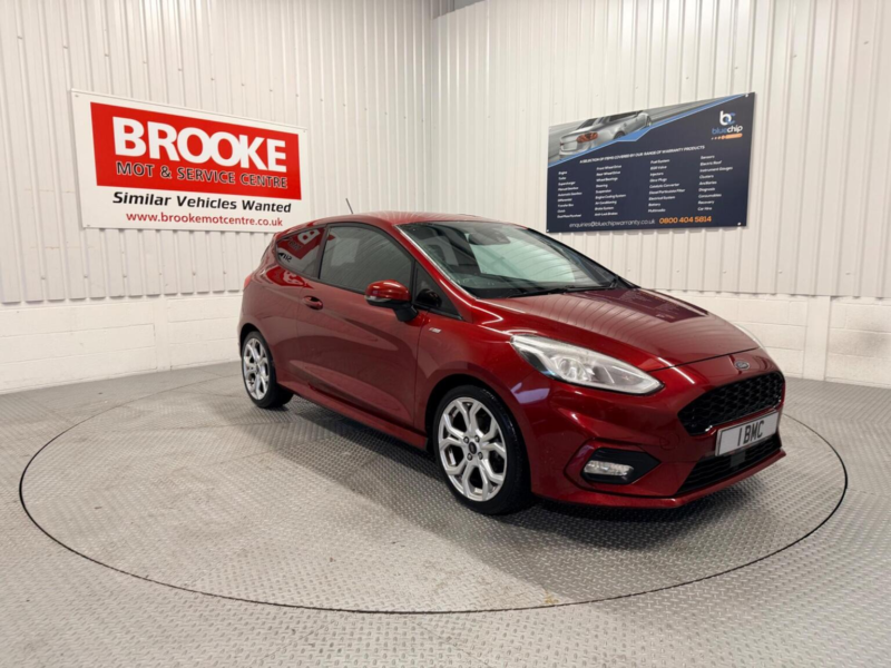 2019 Ford Fiesta 1.0t Ecoboost St-Line Euro 6 (s/s) 3dr in Red — image 1