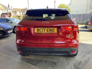 2017 Jaguar F-Pace 2.0 D180 R-Sport Auto AWD Euro 6 (s/s) 5dr in Red — image 6