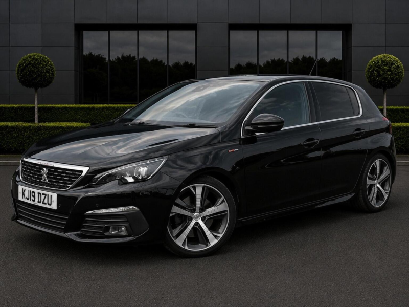 2019 Peugeot 308 1.2 Puretech Gpf Gt Line Euro 6 (s/s) 5dr in Black — image 1