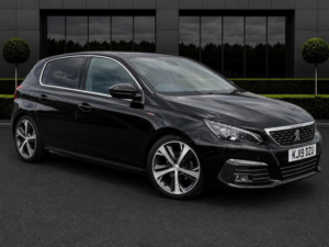 2019 Peugeot 308 1.2 Puretech Gpf Gt Line Euro 6 (s/s) 5dr in Black — image 4