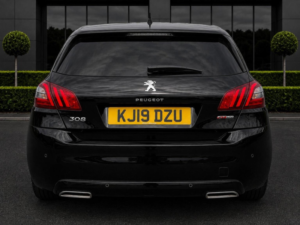 2019 Peugeot 308 1.2 Puretech Gpf Gt Line Euro 6 (s/s) 5dr in Black — image 6