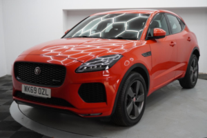 2019 Jaguar E-Pace 2.0 D180 Chequered Flag Auto AWD Euro 6 (s/s) 5dr in Orange — image 3