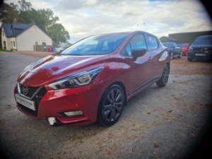 2019 Nissan Micra 1.0 Ig-T Tekna in Red — image 2