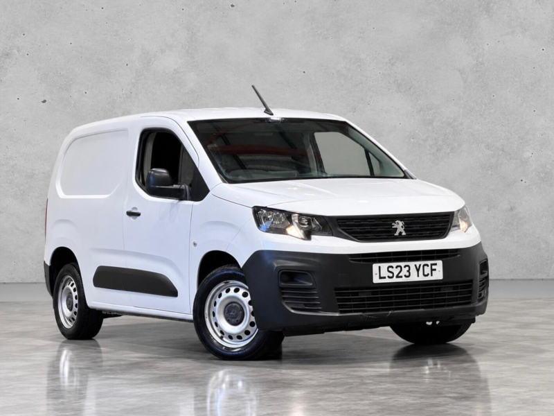 2023 Peugeot Partner 1.5 Bluehdi 1000 Professional Premium + Standard Panel Van Swb Euro 6 (s/s) 5dr in White — image 1