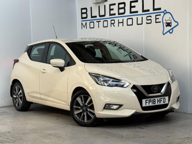 2018 Nissan Micra 1.0 Acenta Limited Edition Euro 6 5dr in White — image 1