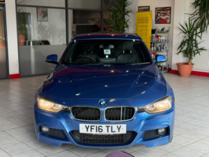 2016 BMW 3 Series 2.0 320d Xdrive M Sport Saloon in Blue — image 3