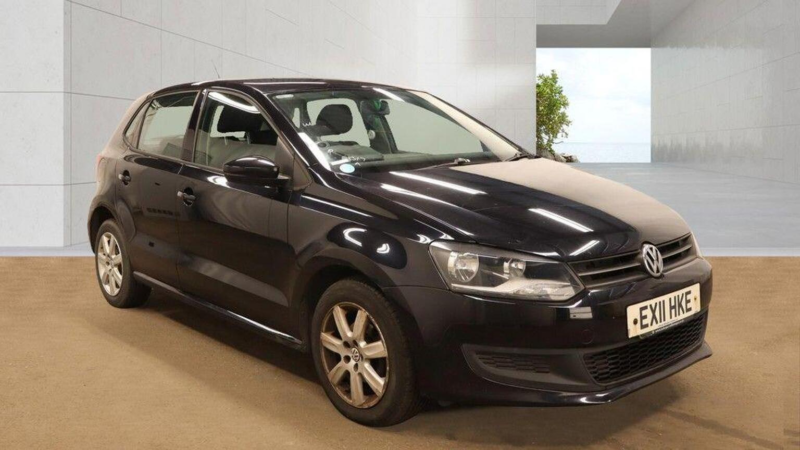 2011 Volkswagen Polo 1.4 Se Euro 5 5dr in Black — image 1