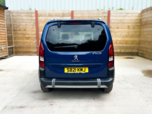 2021 Peugeot Rifter 5 SEAT Petrol Auto Wheelchair Accessible Disabled Access Vehicle Wav in Blue — image 3