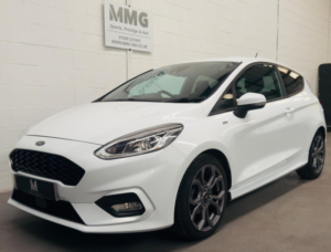 2018 Ford Fiesta 1.0t Ecoboost St-Line Euro 6 (s/s) 3dr in White — image 2