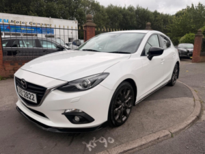 2016 Mazda Mazda3 2.0 Skyactiv-G Sport Black Euro 6 (s/s) 5dr in White — image 3
