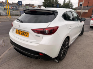 2016 Mazda Mazda3 2.0 Skyactiv-G Sport Black Euro 6 (s/s) 5dr in White — image 6