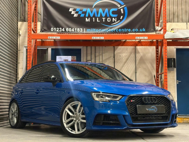2018 Audi S3 2.0 Tfsi Black Edition Sportback S Tronic Quattro Euro 6 (s/s) 5dr in Blue — image 1