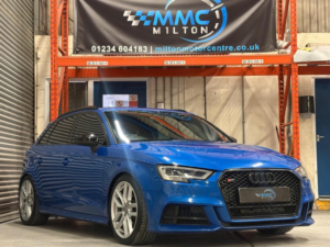 2018 Audi S3 2.0 Tfsi Black Edition Sportback S Tronic Quattro Euro 6 (s/s) 5dr in Blue — image 5