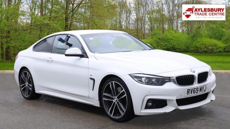 2019 BMW 4 Series 2.0 420i Gpf M Sport Euro 6 (s/s) 2dr in White — image 1