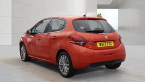 2017 Peugeot 208 1.2 Puretech Allure Orange 5dr 8 Stamps+stunning in Orange — image 2