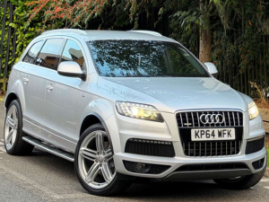 2014 Audi Q7 3.0 Tdi V6 S Line Plus SUV 5dr Diesel Tiptronic Quattro Euro 5 (s/s) (245 Ps) in Silver — image 3