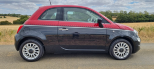 2016 Fiat 500 1.2 500 My17 1.2 69hp Lounge in Black — image 3