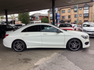2015 Mercedes-Benz Cla 1.6 Cla180 Amg Sport Coupe Euro 6 (s/s) 4dr in White — image 2
