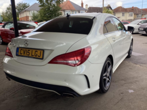 2015 Mercedes-Benz Cla 1.6 Cla180 Amg Sport Coupe Euro 6 (s/s) 4dr in White — image 4